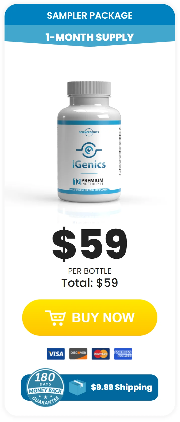 buy iGenics 1 bottle now